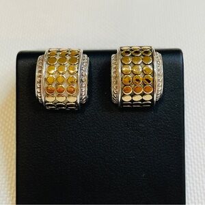 JOHN HARDY Dot Collection 18K & Sterling Silver Stud Earrings